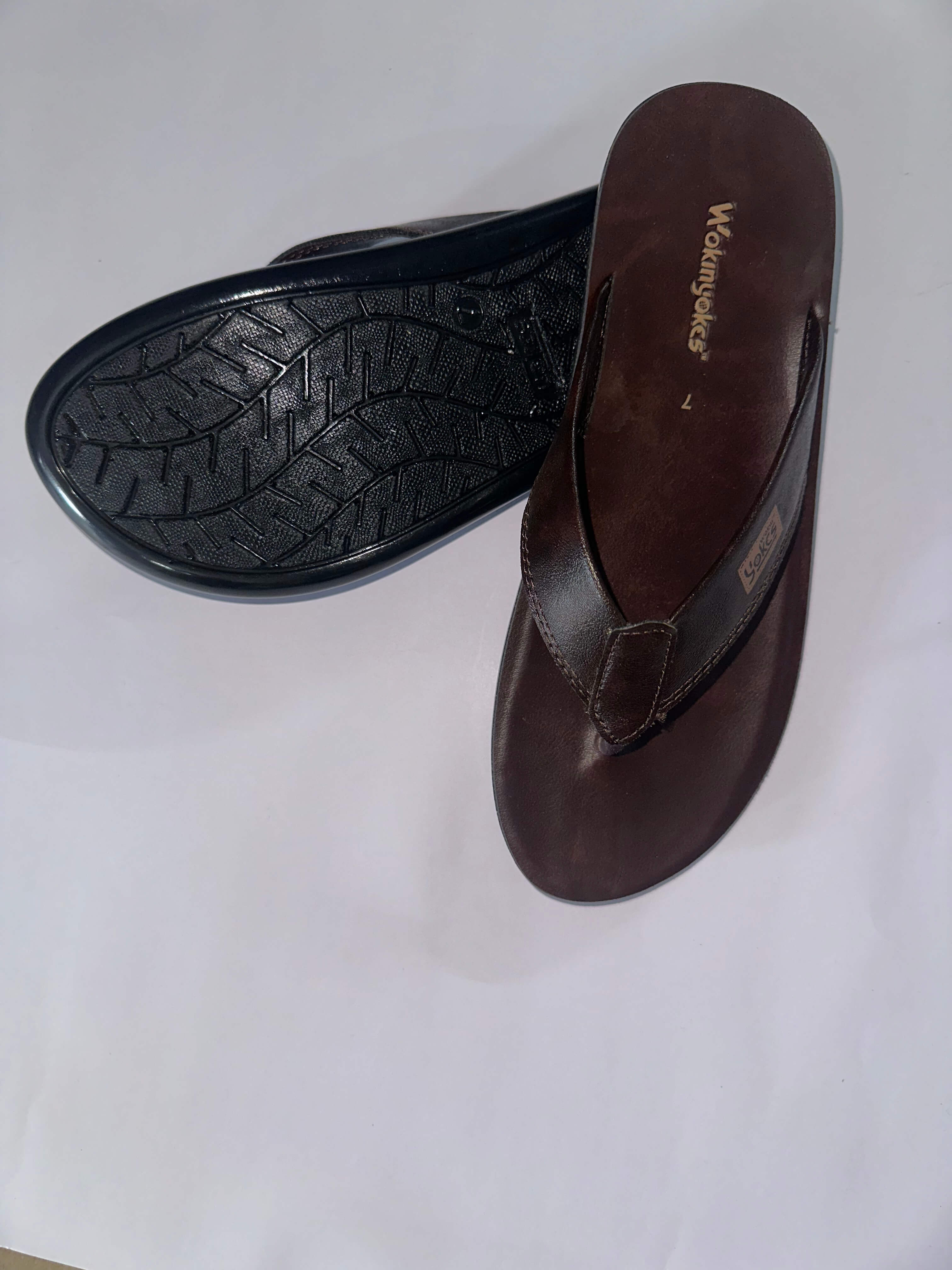 Pu-slipper browen 1241 wokin yokes