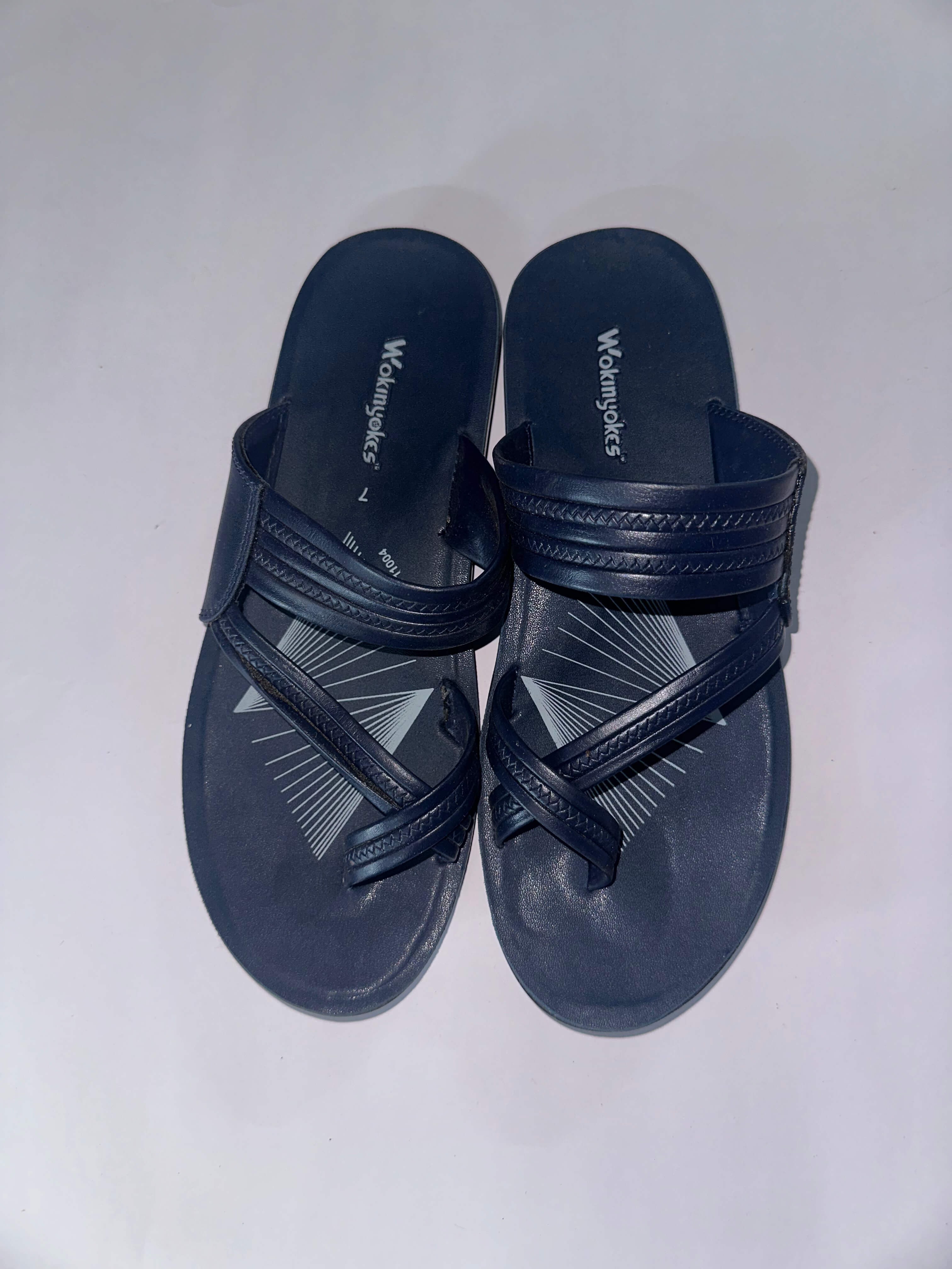 Pu-Flip Flops Blue 11004 wokin yokes