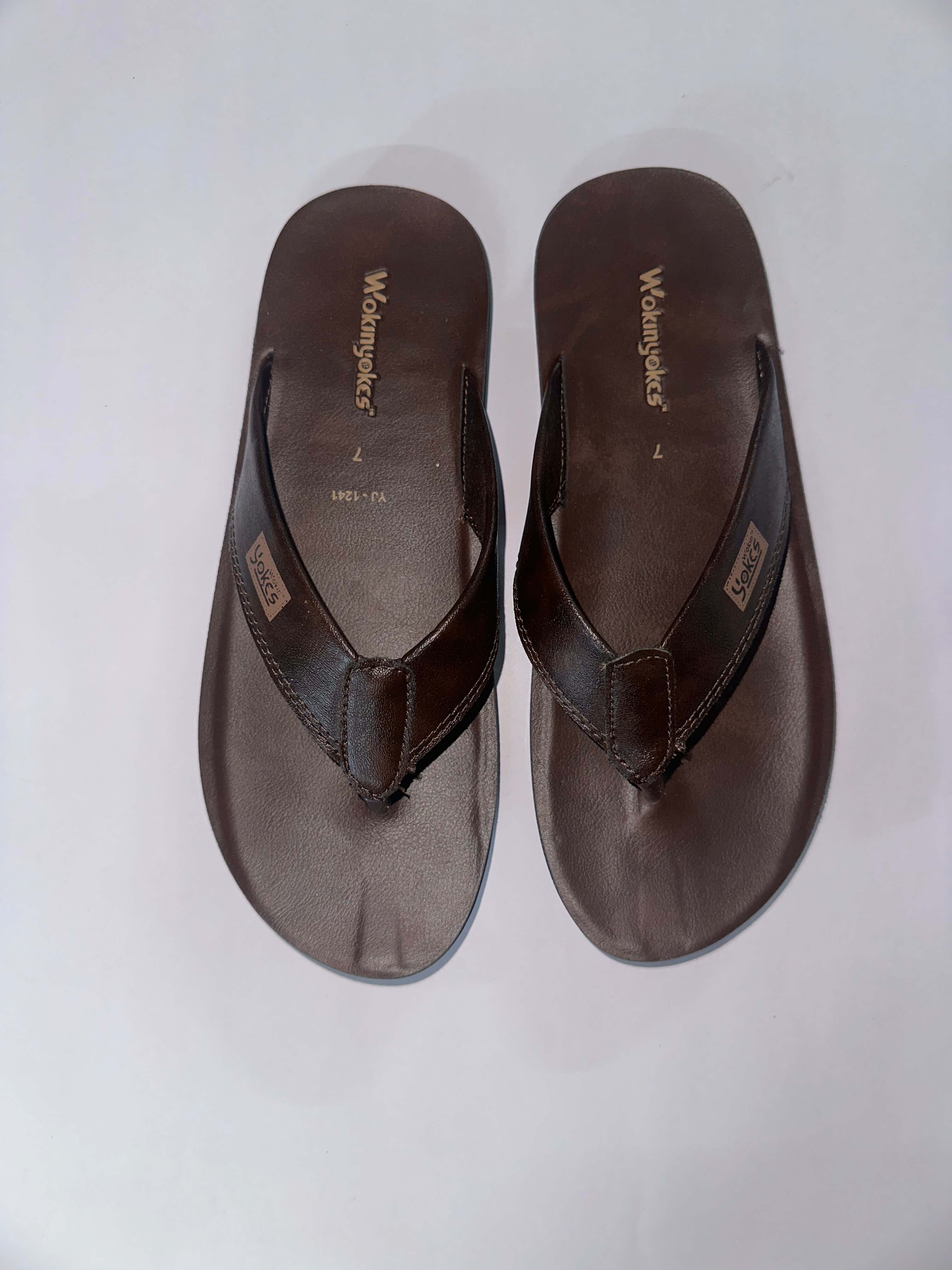 Pu-slipper browen 1241 wokin yokes