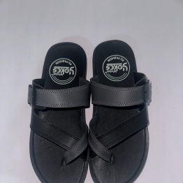 Pu-Flip Flops blk/gry 4001 wokin yokes